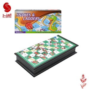 حية و درج علبة بلاستك