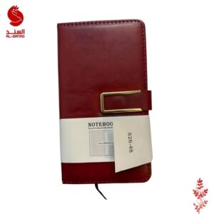دفتر ملاحظات جلد برغندي A6