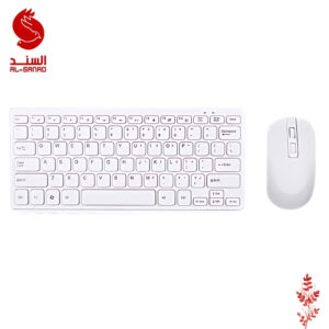 كيبورد وماوس لاسلكي Wireless mini Keyboard and Mouse