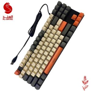 كيبورد كيمنك ازرار لغة عربية RGB Mechanical Keyboard K87