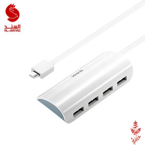 موزع يو اس بي هب 4 منافذ SSK SHU808 USB Hub 4 Ports Type-C