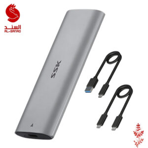 SSK HE-C370 M.2 NVMe/SATA SSD Enclosure حافظة وحدة تخزين اس اس دي