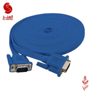 VGA Male to Male Flat Cable 5m كيبل توصيل في جي اي