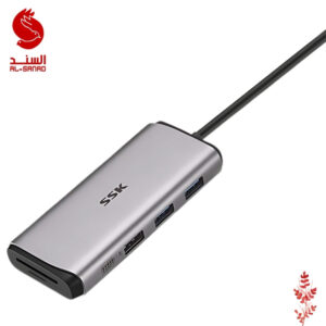 موزع هاب 7 منافذ SC201 USB C Hub 7-in-1 Type C Multiport Adapter