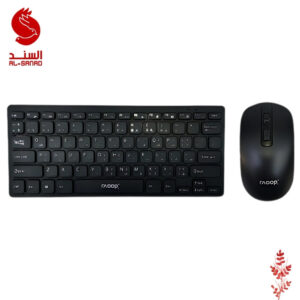 Raoop MK666 Wireless Mouse and Keyboard Set سيت ماوس وكيبورد لاسلكي