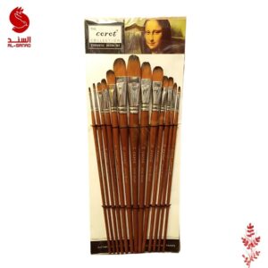13 فرشة ماركة كوروت بيضوي للاكرلك