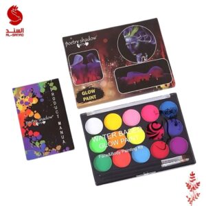 15 لون نيون الوان رسم الوجه