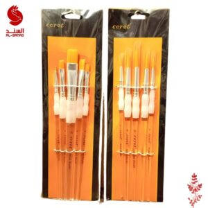 5 فرشة ماركة كوروت مدبب و عريض