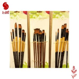 6 فرشة متعددة ماركة كوروت جوزي و اصفر