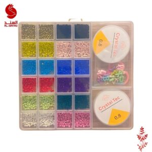 اعمال خرز متنوعة الاشكال (احرف و اشكال ) بالوان مختلفة