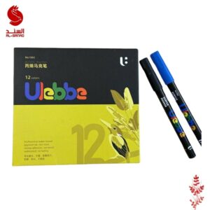 اقلام اكرلك ماركر 12 و 24 لون لكل الاسطح 1 ملم