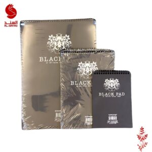 دفتر ورق اسود 120 غم A3 , A4 , A5