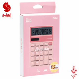 الة حاسبة نوساين Ens042 بينك 163.6 × 106 × 19 ملم deli